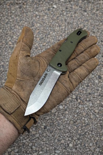 Нож ROGUE Folding Knife-Gen 1 Special Edition OD Green/Stonewash ROG80SE фото