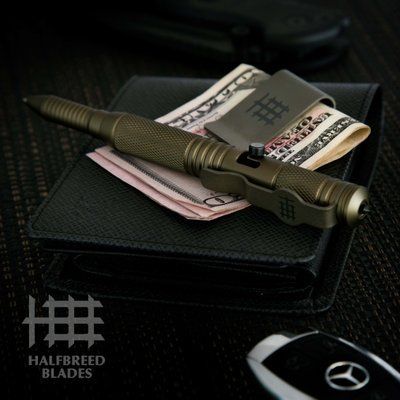 Тактическая ручка Halfbreed Blades Tactical Bolt Pen - od green TBP-01 фото